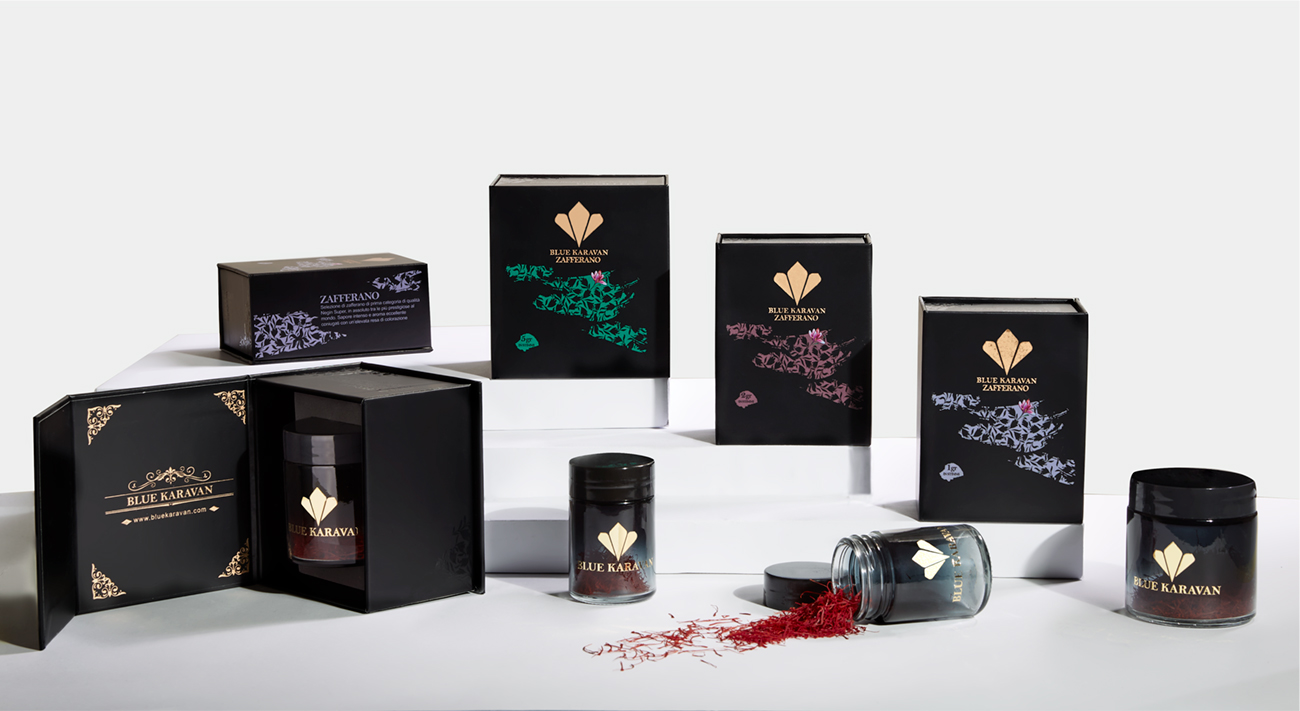 Cofanetto con stimmi di Zafferano Negin Super – Linea Supreme